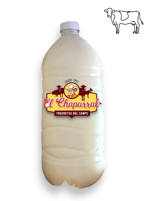 LECHE FRESCA DE VACA DE LIBRE PASTOREO 1 LT - RANCHO EL CHAPARRAL