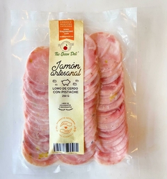 LOMO DE CERDO PISTACHE ARTESANAL PAQ 250 GRS