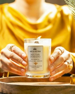 VANILLA HONEY SPICES SCENTED CANDLE - ABEJA REYNA on internet