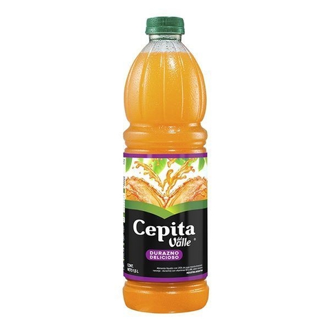 CEPITA PET 1500 DURAZNOcc x 4 Und
