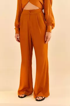 Calca Flare Cetim - comprar online