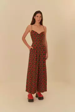 Macacão estampado sapoá