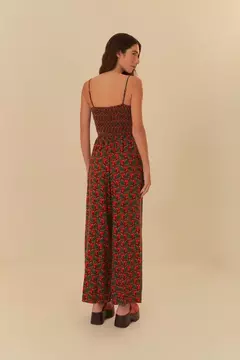 Macacão estampado sapoá - comprar online