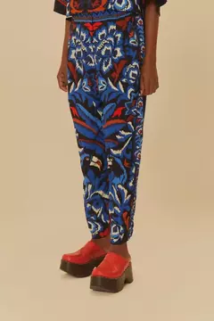Calça estampada jardim de tucano - comprar online