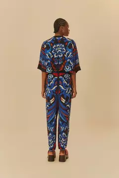 Calça estampada jardim de tucano na internet
