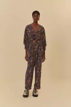 Macacão estampado arara cobogó