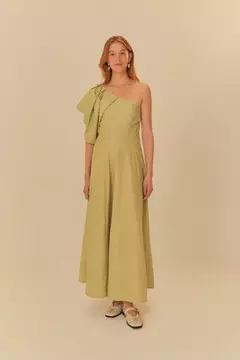 Vestido cropped ombro só