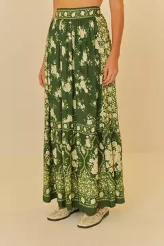 Saia estampada romance