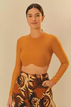 Blusa cropped aro - loja online