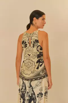 Regata estampada selvática - comprar online