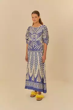 Bata Estampada Rendeira