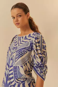 Bata Estampada Rendeira - comprar online