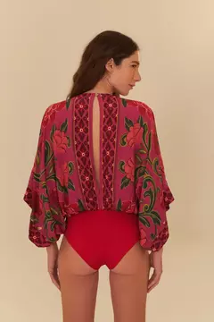 Body estampado viena rosa - comprar online