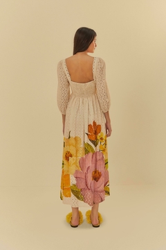 vestido laise estampado chita bella - comprar online
