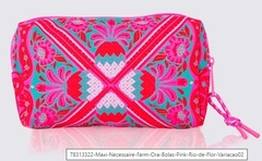 Maxi Necessaire Farm Ora Bolas Pink Rio de Flor - comprar online