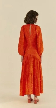 Vestido mangas ceu de concha - comprar online