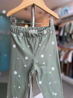 LEGGING TÉRMICA VERDE MARGARIDAS na internet