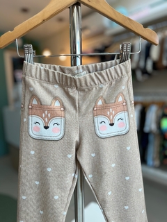 LEGGING TÉRMICA RAPOSA BEGE na internet