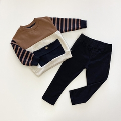 CONJUNTO BOLSO SARJA