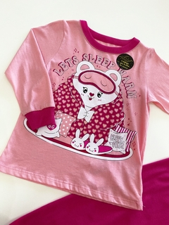 PIJAMA URSINHA PINK na internet