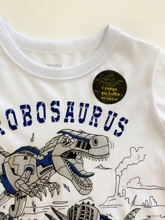 PIJAMA DINO BRANCO AZUL - comprar online