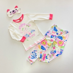 PIJAMA URSO NEON + TAPA OLHOS