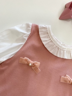 VESTIDO COTTON LAÇOS - TAM: 1 ANO na internet