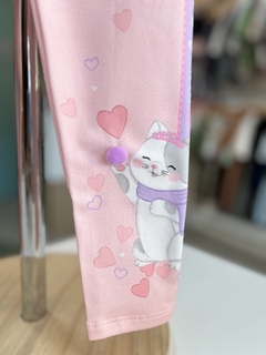 LEGGING TÉRMICA ROSA GATINHA na internet