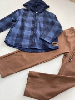 CONJUNTO FLANELA AZUL - Tanto Amor