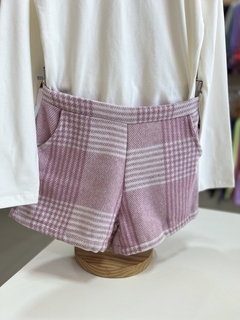 Conjunto tweed rosa na internet