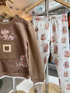 CONJUNTO URSO MARROM LEG TERMICA - Tanto Amor