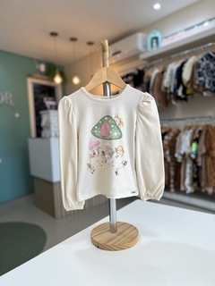BLUSA COTTON BEGE COGUMELO - comprar online