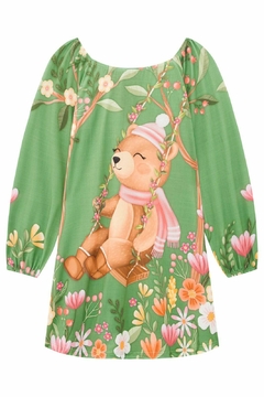 VESTIDO URSO VERDE na internet