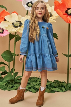 VESTIDO RODADO JEANS