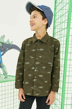 CAMISA OVERSHIRT DINOS