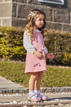 VESTIDO COTTON LAÇOS - TAM: 1 ANO