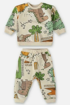 CONJUNTO MOLETOM BABY DINOS OFF - Tanto Amor