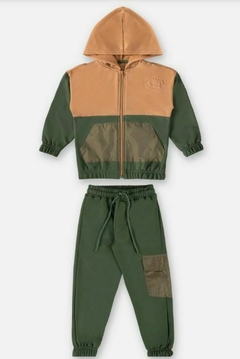 CONJUNTO MOLET/ CORTAVENTO/ VERDE - comprar online