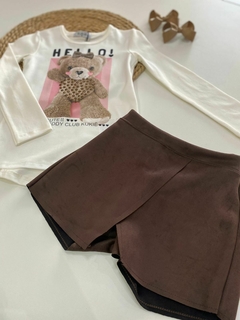 CONJUNTO URSO SUEDE na internet
