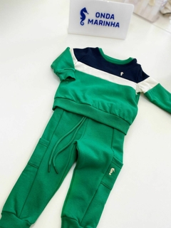 CONJUNTO OM BABY VERDE na internet