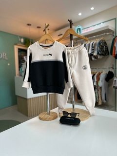 CONJUNTO OFF/PRETO CHARPEY