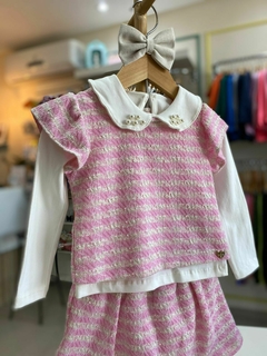 TRIO TWEED ROSA - comprar online
