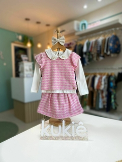 TRIO TWEED ROSA