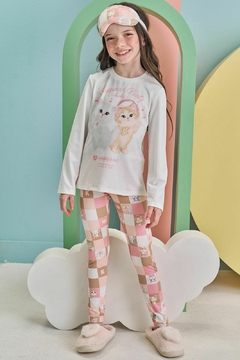 PIJAMA COMFY GATINHAS C/ TAPA OLHO