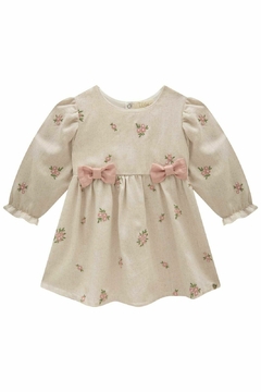 VESTIDO LINHO CRU BORDADO - comprar online