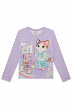 BLUSA GATINHA PINTORA - Tanto Amor