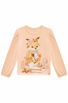 BLUSA COTTON SALMÃO RAPOSA - Tanto Amor
