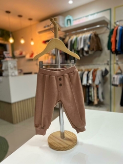CALÇA MALHA ALFAIATARIA CAQUI