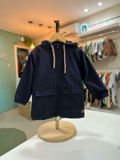 PARKA IMPERMEAVEL MARINHO