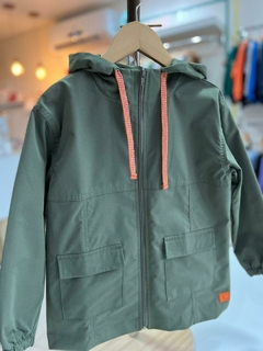PARKA IMPERMEAVEL VERDE - comprar online